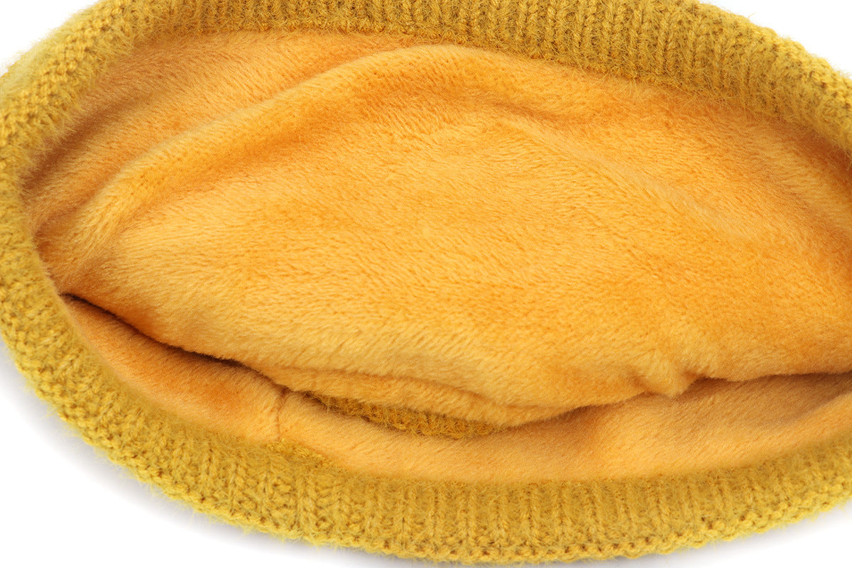 Fleece lined super soft knitted loop headband