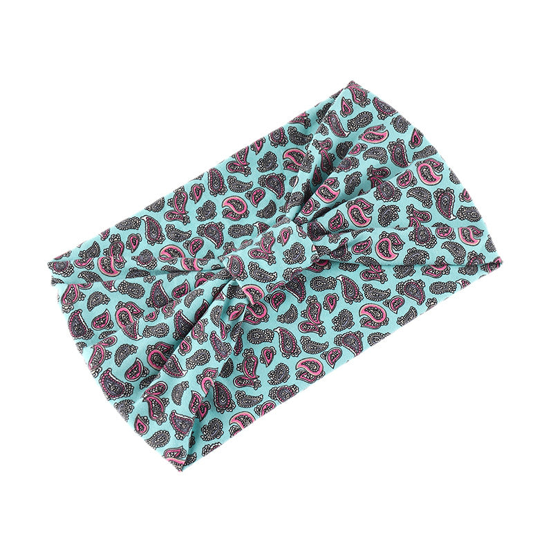 Paisley patterned 2-way bandanna hair band