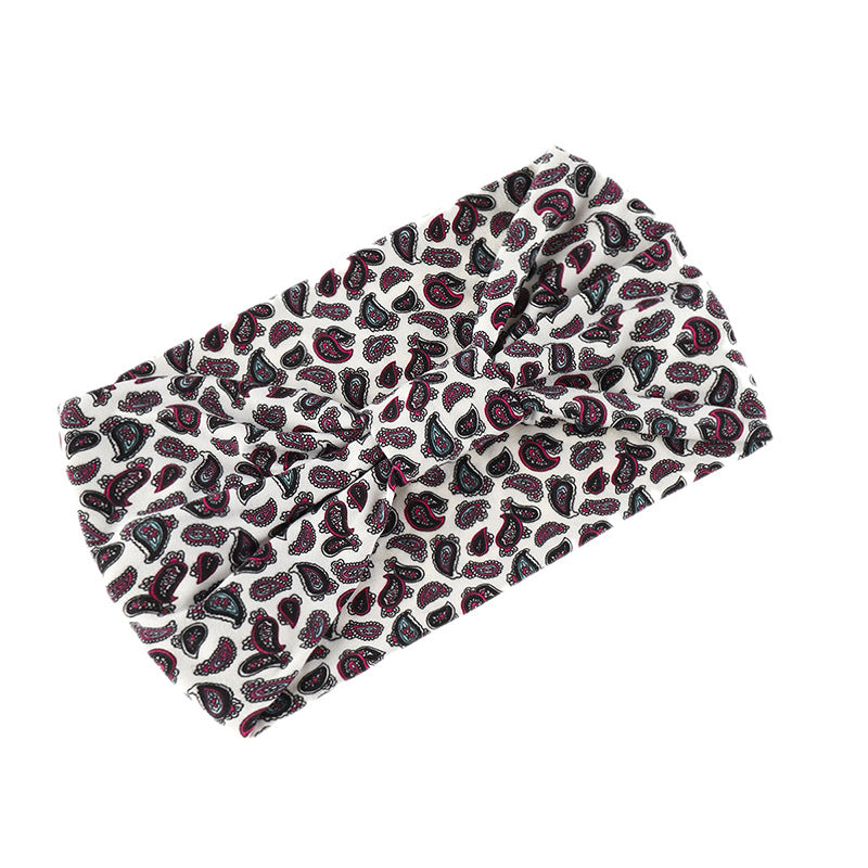 Paisley patterned 2-way bandanna hair band