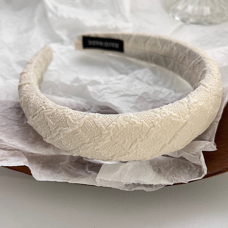 Patterned plain padded headband