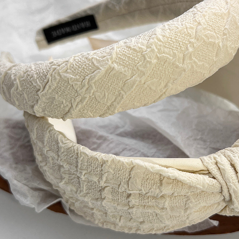 Patterned plain padded headband