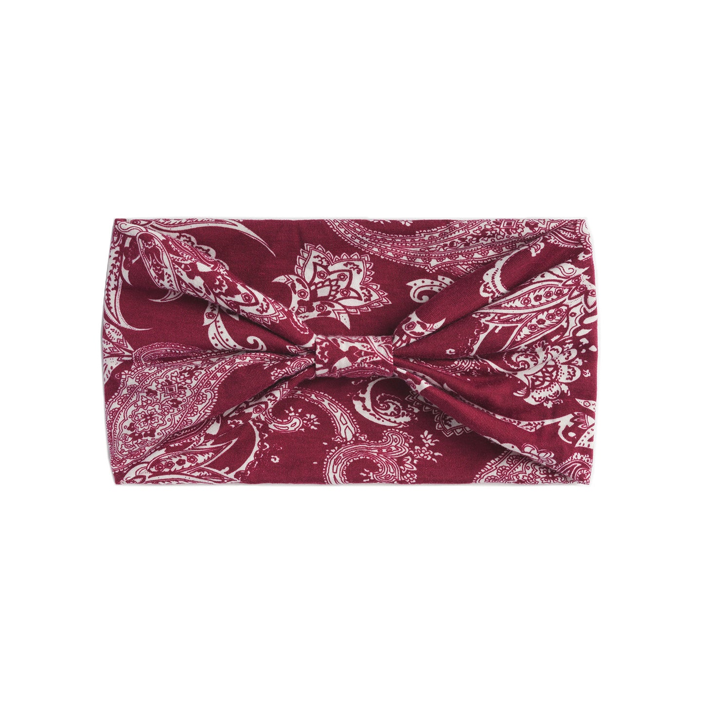 Ethnic style printed 2-way knotted bandanna hair band