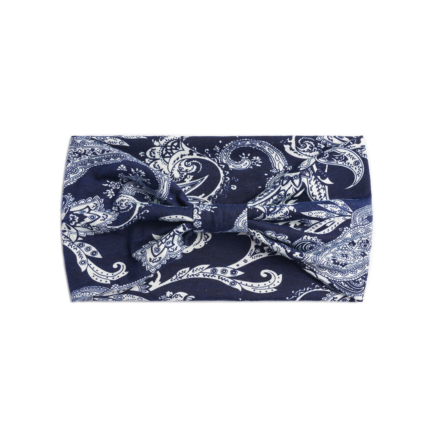 Ethnic style printed 2-way knotted bandanna hair band