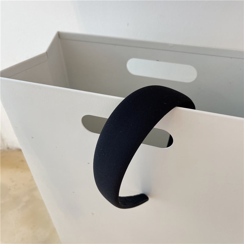 4cm solid chiffon thinly padded headband