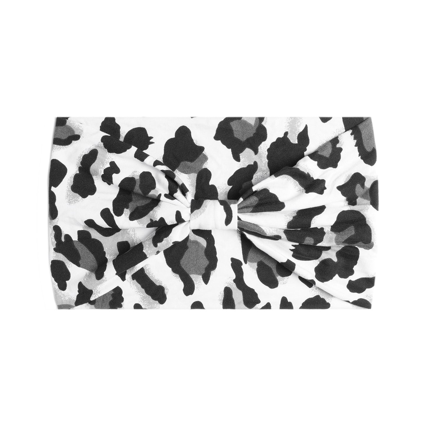 Multi-leopard printed 2-way bandanna hair band