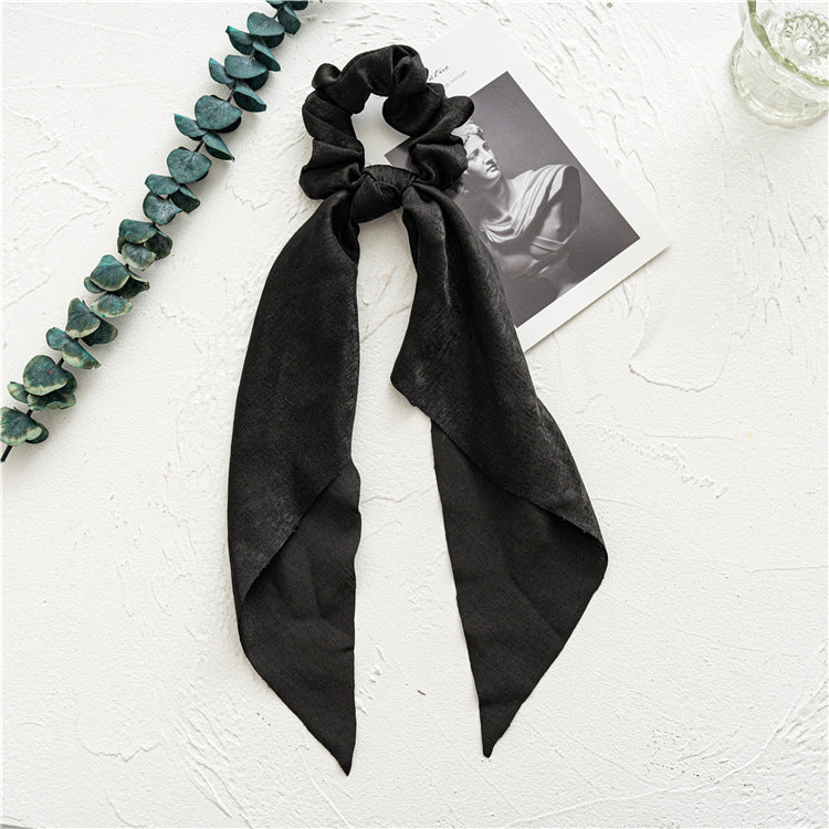 Chiffon scrunchies with scarf