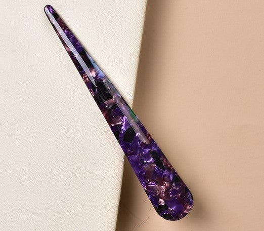 Large size resin Ibis clip in multicolours