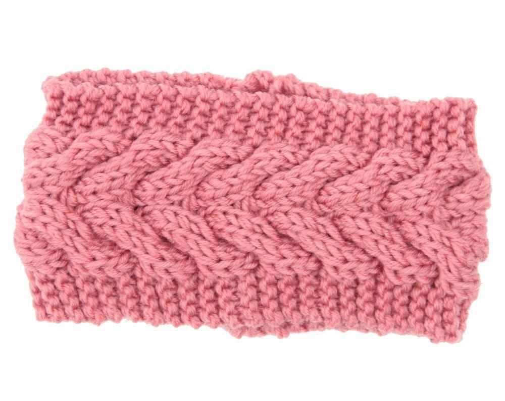 Braided loop crochet head band