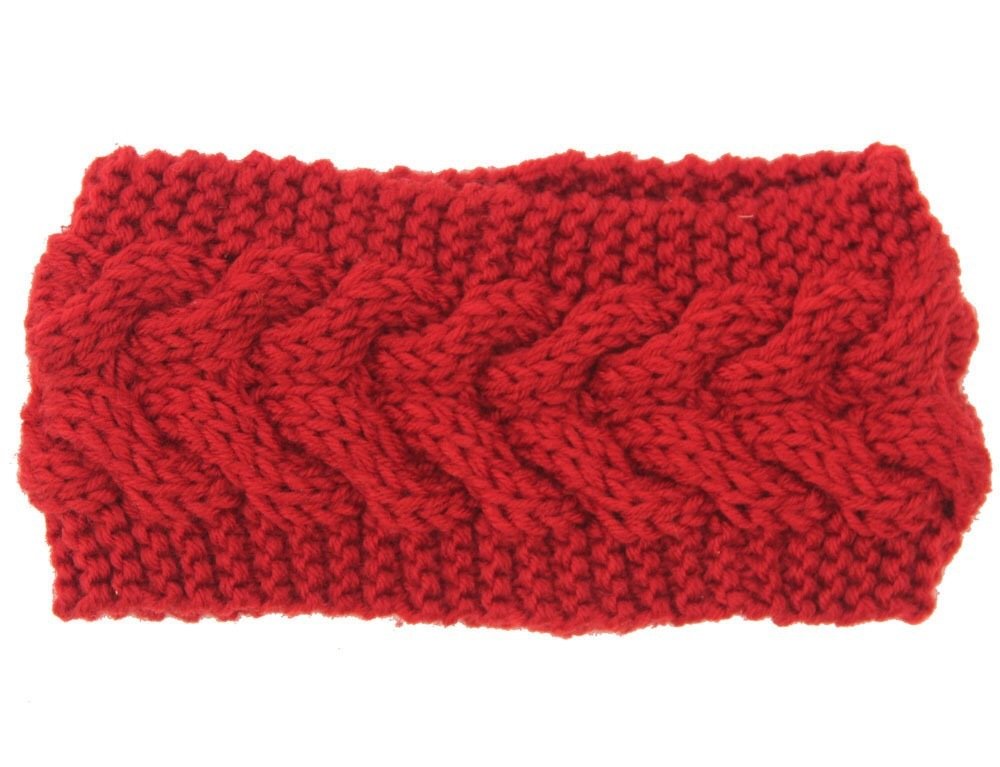Braided loop crochet head band