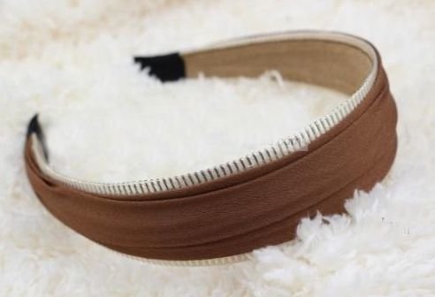 4cm-wide ruched chiffon headband