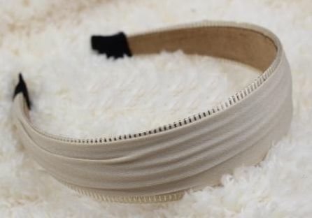 4cm-wide ruched chiffon headband