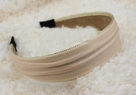4cm-wide ruched chiffon headband