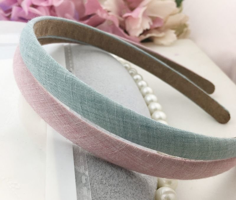 Plain cotton thin headband