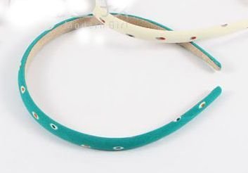 Rainbow dots headband