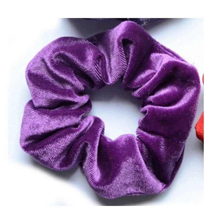 Small velvet scrunchies