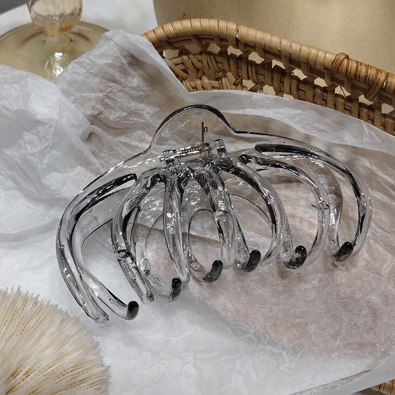 Acrylic hair claw in clear colours