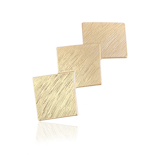 Triple-triangle hair barrette