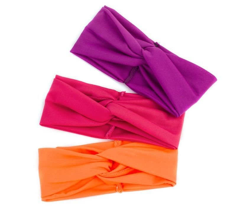 Stretchy turban headband