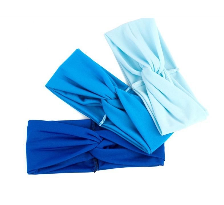Stretchy turban headband