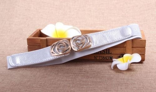 Glitter rose stretch belt