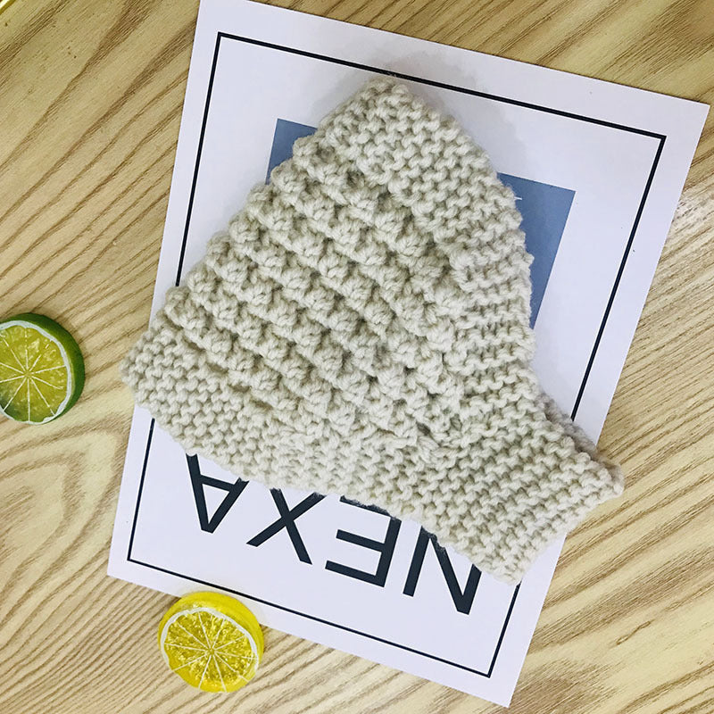 Bandanna style crochet headband