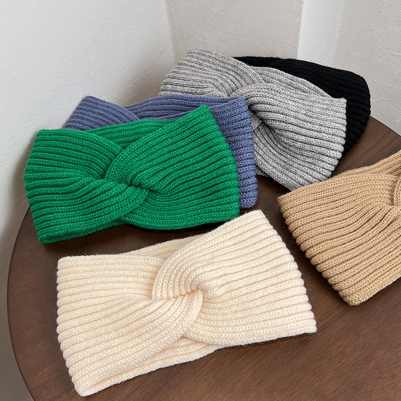 Super soft corrugated knitted headband
