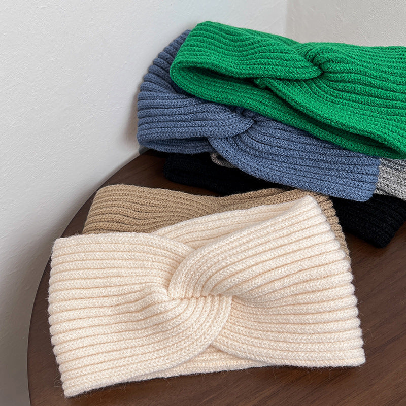 Super soft corrugated knitted headband