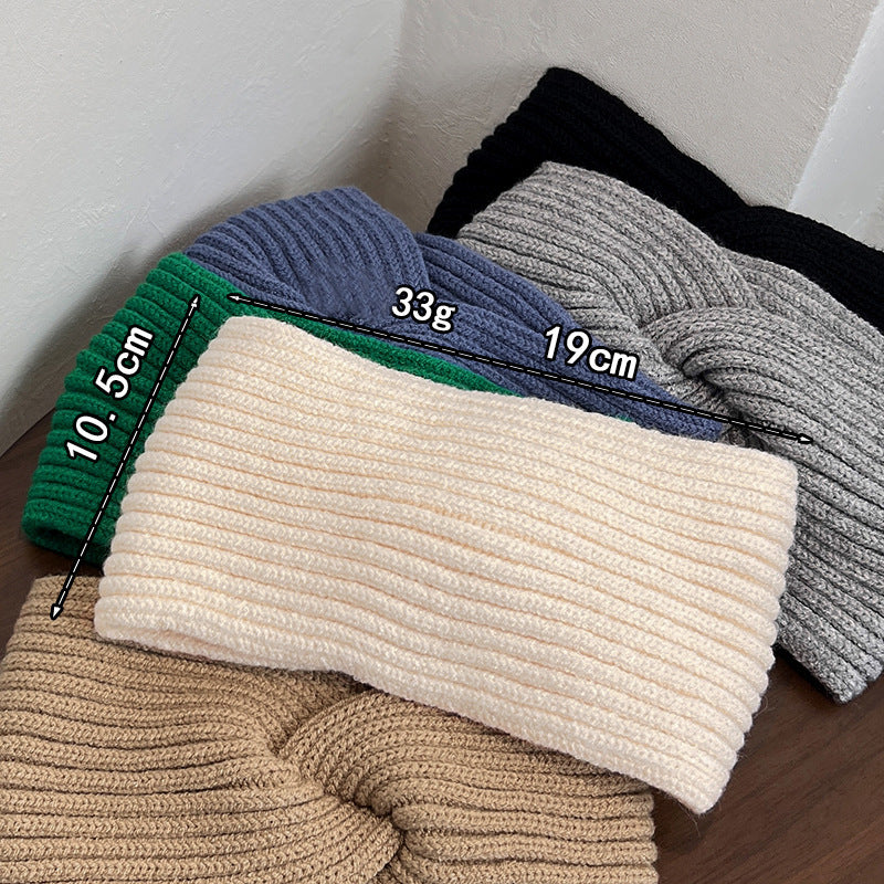 Super soft corrugated knitted headband