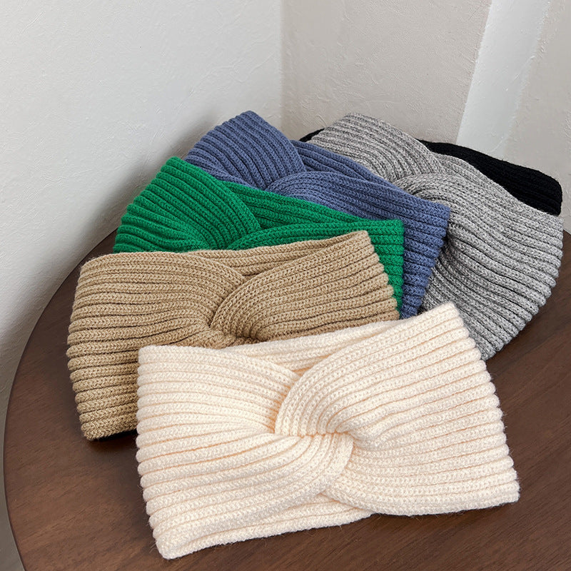 Super soft corrugated knitted headband