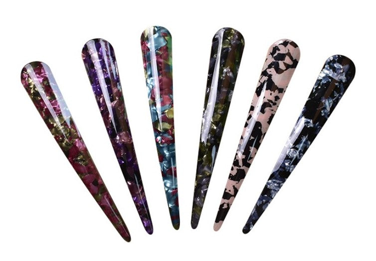 Large size resin Ibis clip in multicolours