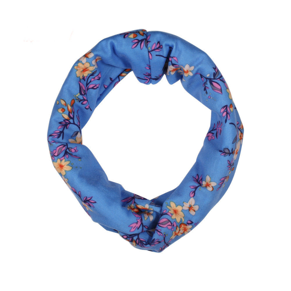 Floral turban headband