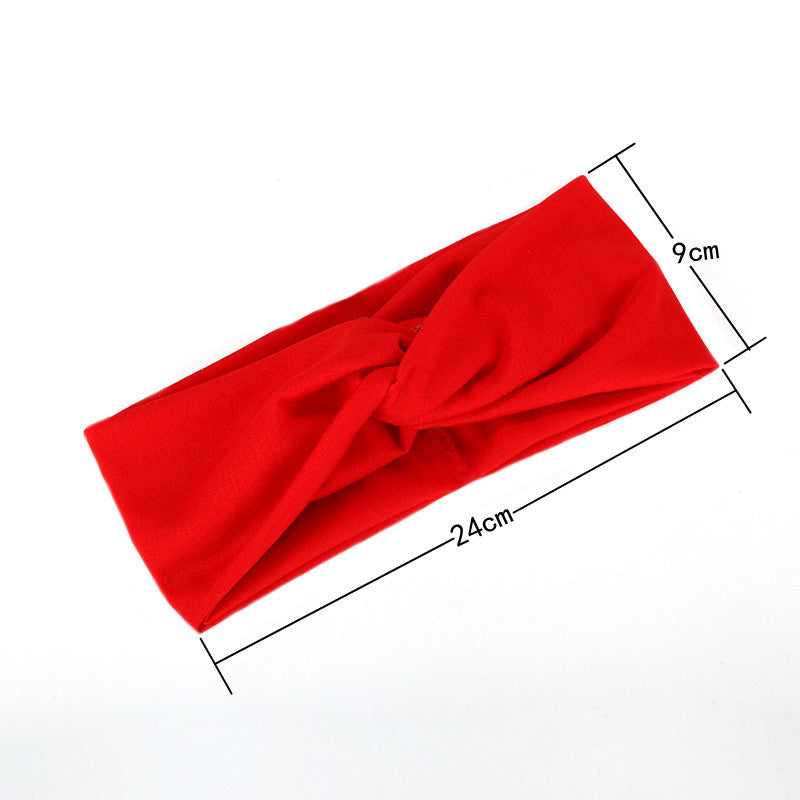 Stretchy turban headband