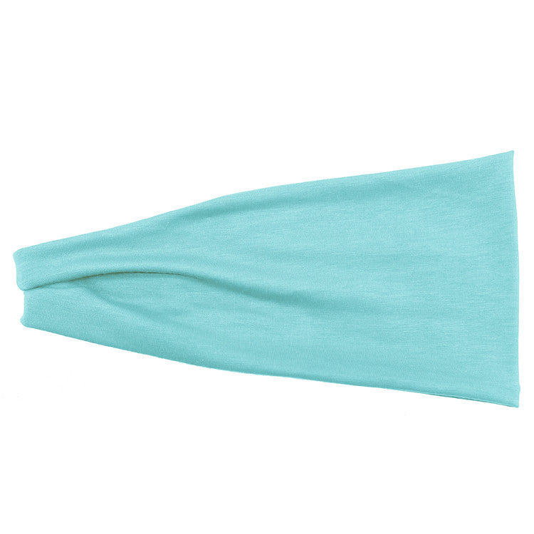 Extra-wide tapered bandanna headband