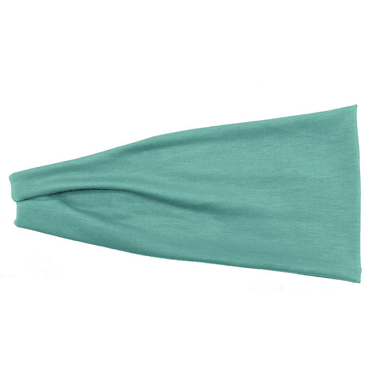 Extra-wide tapered bandanna headband