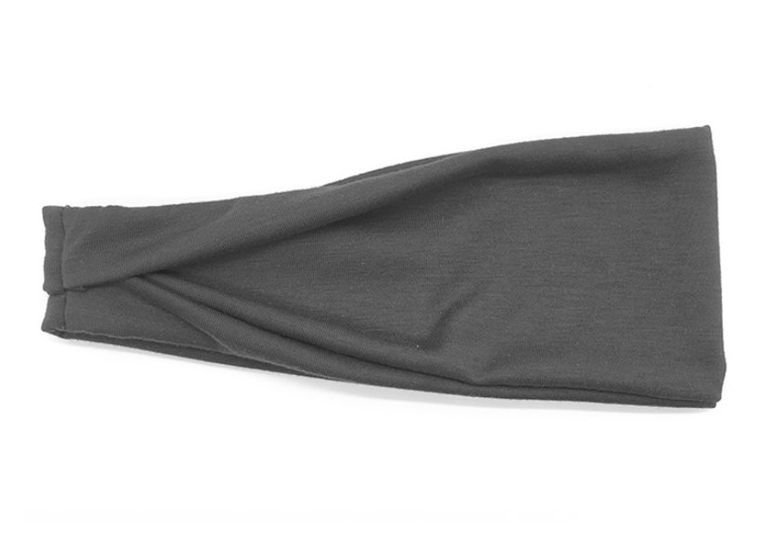 Plain sporty bandanna headband