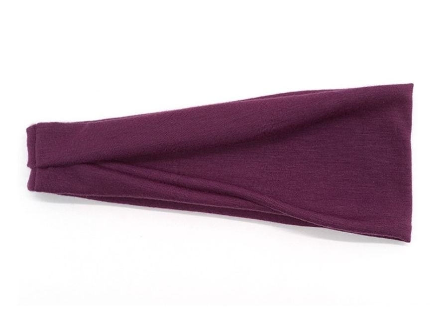 Plain sporty bandanna headband