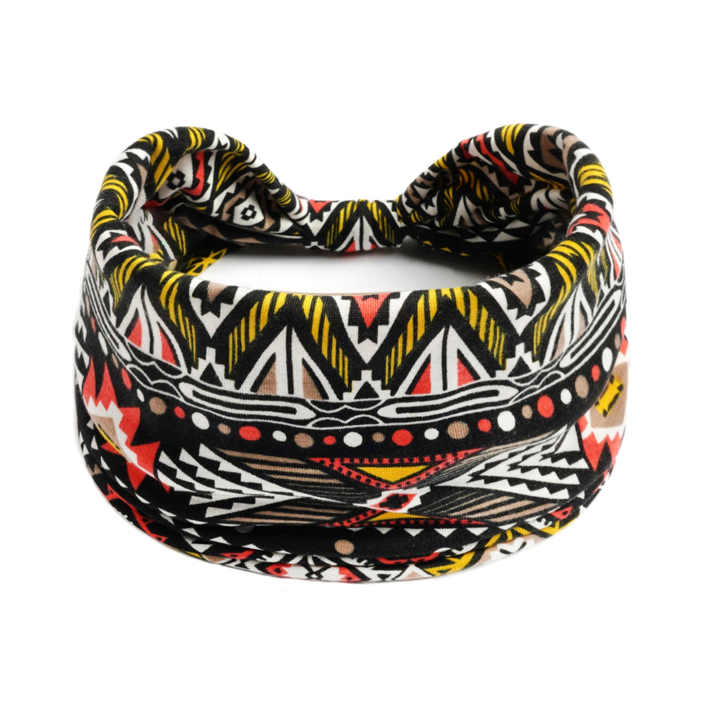 Multicolour diamonds printed 2-way bandanna hair band
