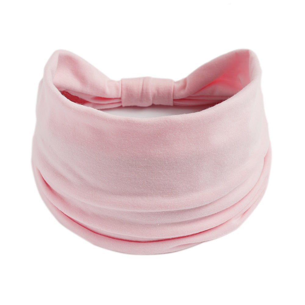 Plain colour 2-way bandanna hair band