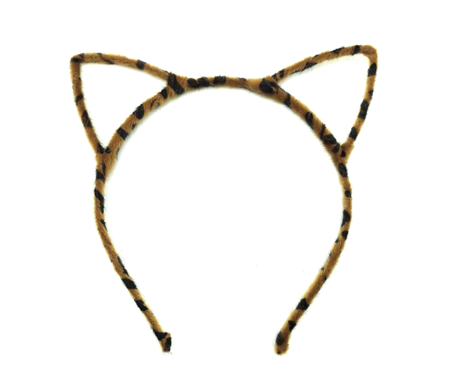 Thin fluffy cat ears headband