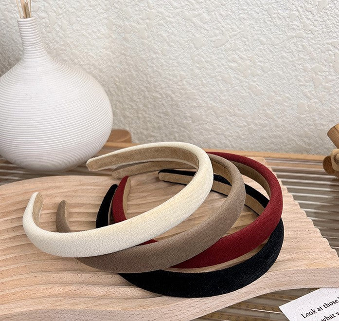 1.8cm wide smooth velvet headband