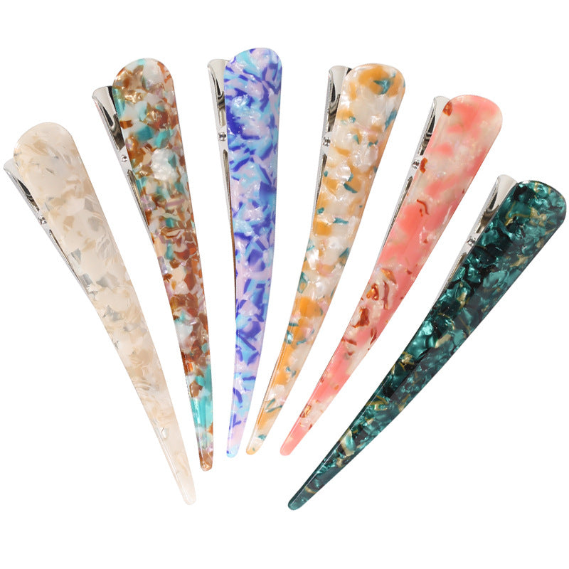 Large size resin Ibis clip in multicolours