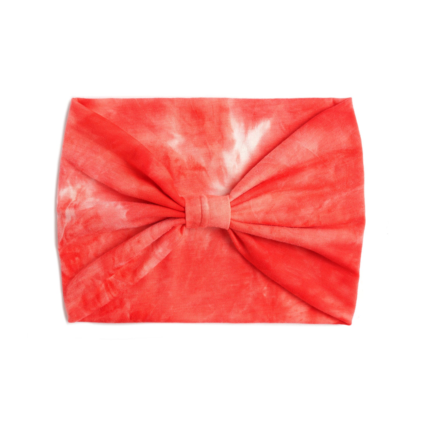 Extra-wide 2-way tie dye print bandanna hair band