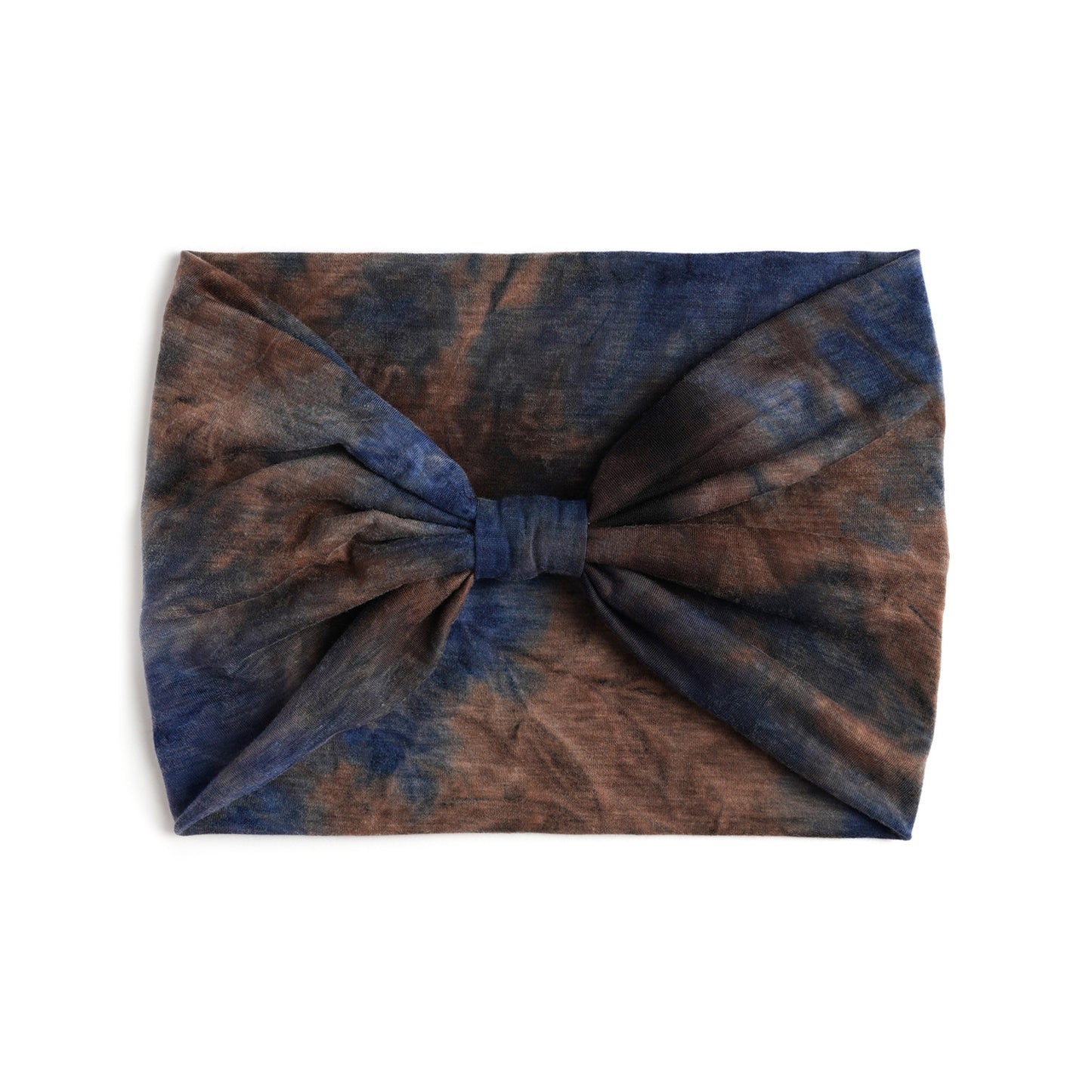Extra-wide 2-way tie dye print bandanna hair band