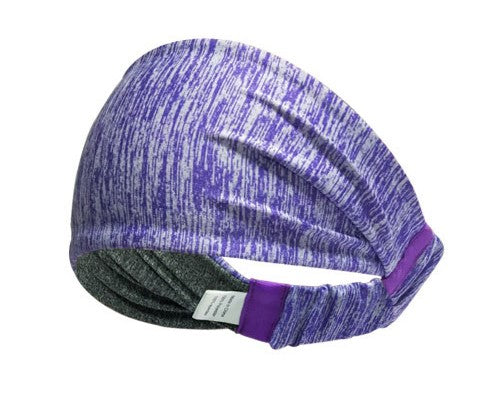 Double layer printed sporty bandanna hair band