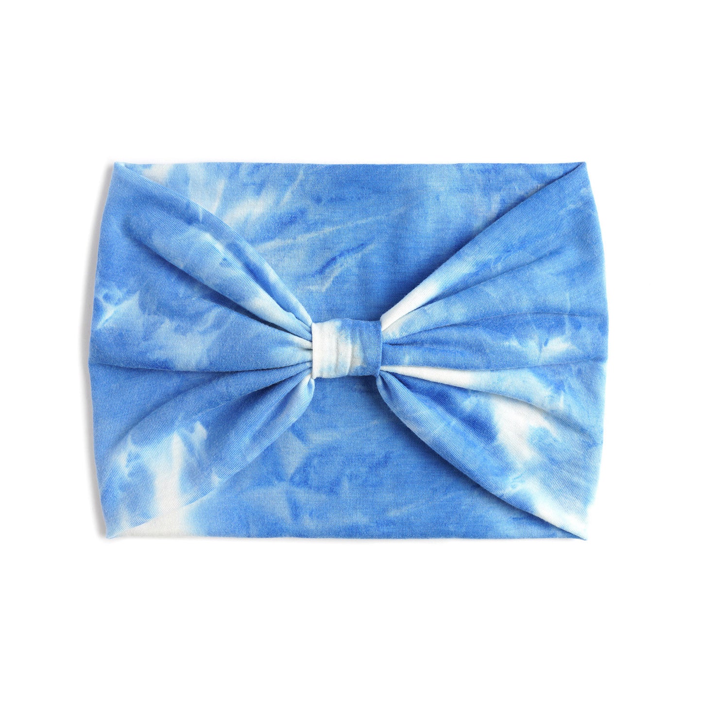Extra-wide 2-way tie dye print bandanna hair band