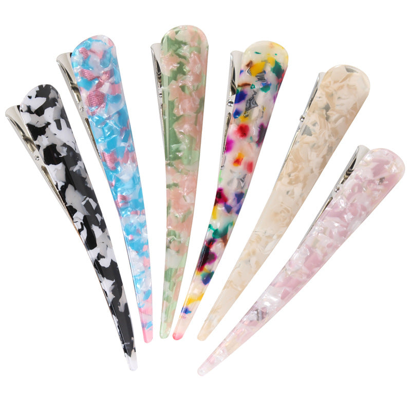 Large size resin Ibis clip in multicolours