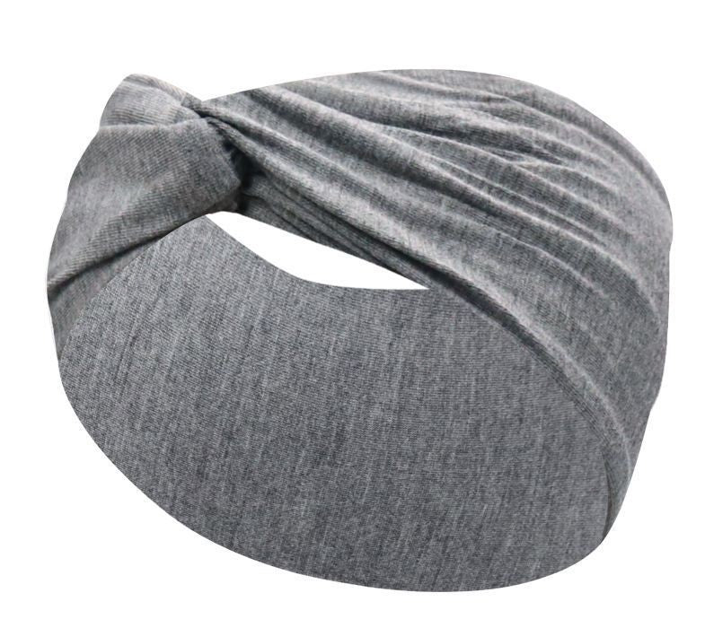 Twisted jersey cotton sporty hair band