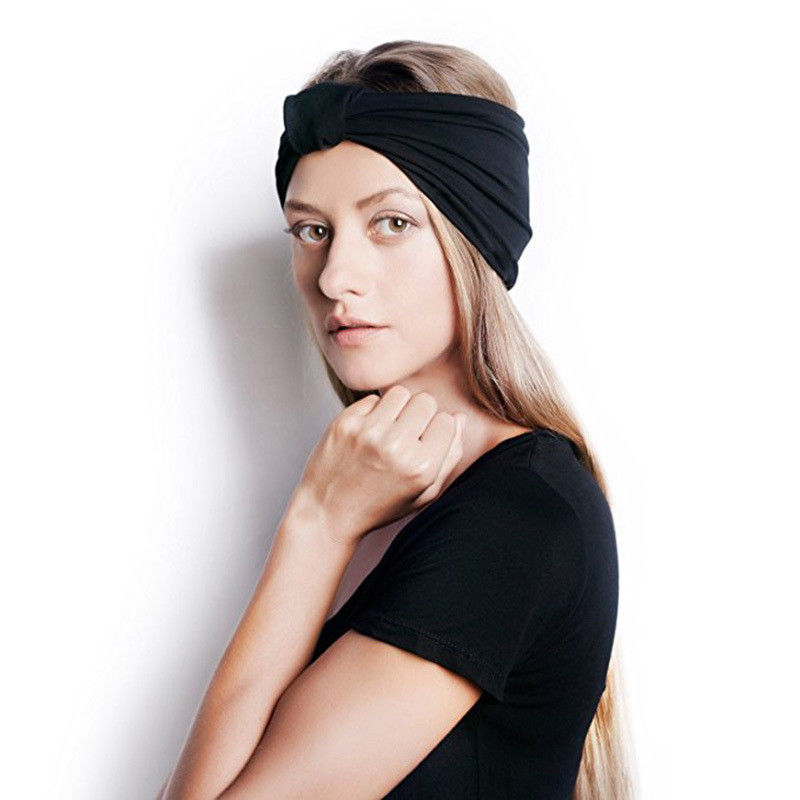 Soft multi-styles knotted bandanna headband