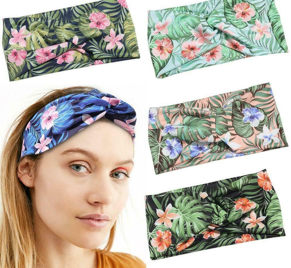 2-way stretch headband in multi-coloured printings