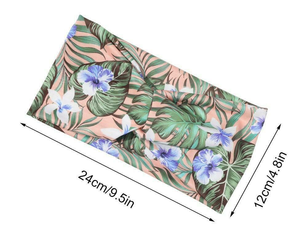 2-way stretch headband in multi-coloured printings